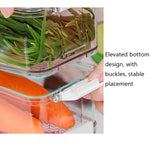 Bac de conservation de fruits et légumes avec couvercle pour réfrigérateur, avec couvercle, TY-9078, TY-9079, TY-9081, TY-9082