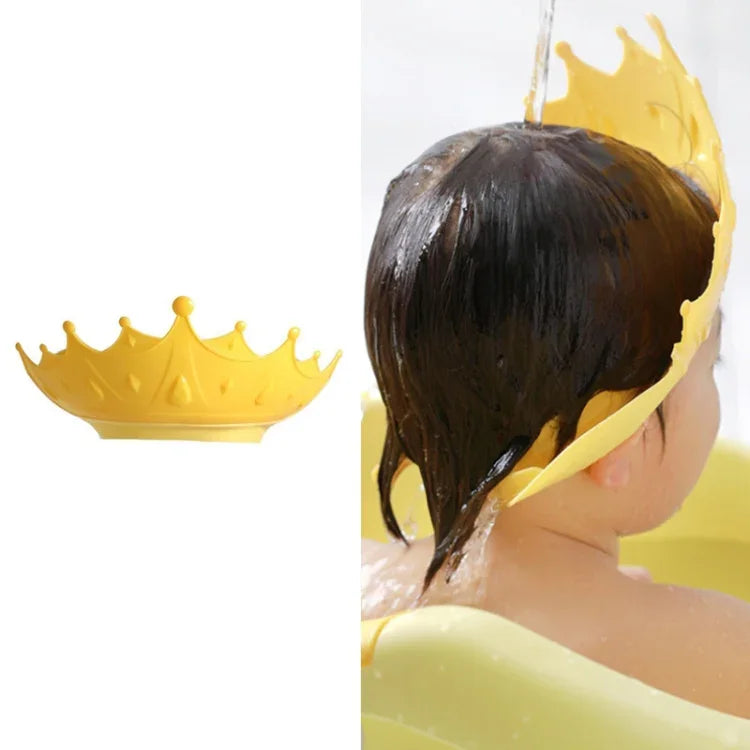 Bonnets de douche imperméables réglables pour bébé, jaune citron, rouge kenting, bleu jour extrême