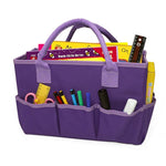 Sac de rangement de papeterie pour enseignant Sac à outils de jardinage et d'élagage, Bleu, Violet, Noir, Rouge prune