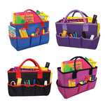 Sac de rangement de papeterie pour enseignant Sac à outils de jardinage et d'élagage, Bleu, Violet, Noir, Rouge prune