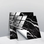 Film recouvert de cristal PVC, autocollant mural à motif géométrique, 20 PCS 10cm