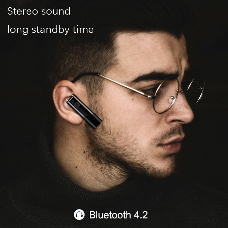 Écouteur Bluetooth mono-oreille 4.2 Casque Bluetooth sans fil sport stéréo HIFI, A1 Noir, A1 Blanc, A2 Noir, A2 Blanc