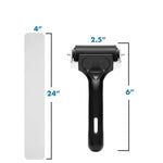 15 PCS Ruban antidérapant en PEVA caoutchouc sans trace, tailles : 10 x 60cm, 10 x 81cm, 15 x 61cm, 15 x 76cm, 15 x 81cm