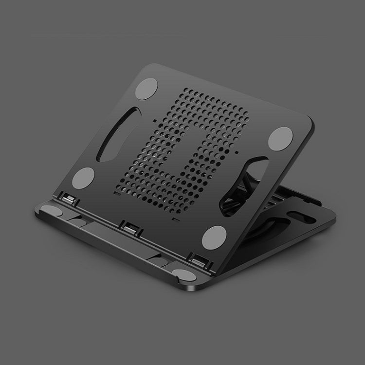 Support pliable pour ordinateur portable et de bureau, avec refroidissement, noir, blanc, rose