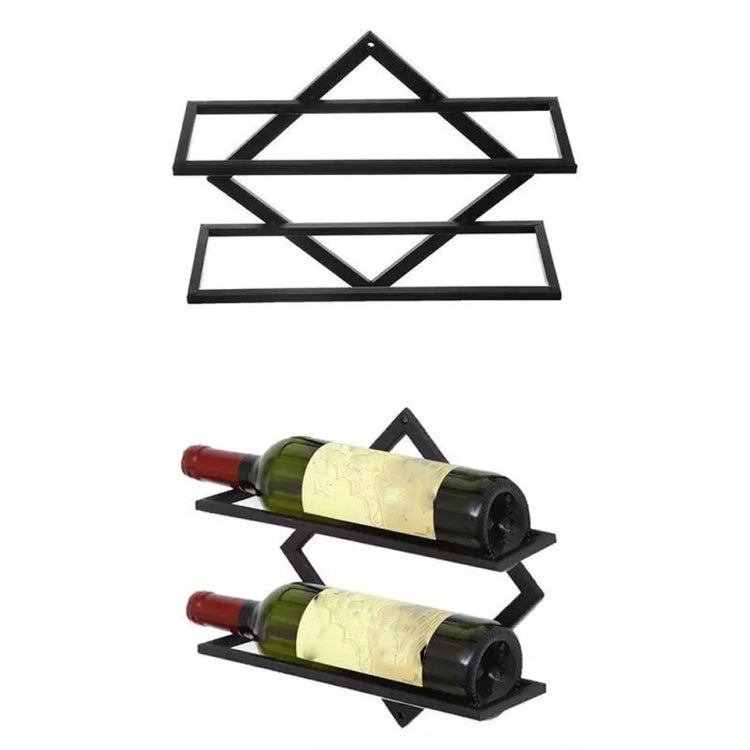 Porte-bouteilles mural pour cuisine, salle à manger, porte-verres à vin suspendu, bouteille de vin, verre suspendu