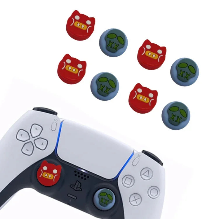 Lot de 2 capuchons de protection ToyiLuya pour poignées gauche et droite, en silicone antidérapant, compatibles PS4/PS5