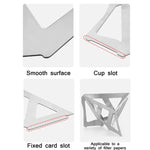 Filtre à marc de café en acier inoxydable pour camping, entonnoir pliant