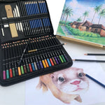Set de 95 PCS Crayons de Couleur Oily Yover, Ensemble de Crayons de Croquis et de Peinture, 95 PCS / Set