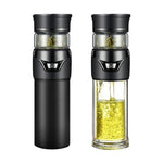 101-500ML Insulation Cup Tea Water Separation Tea Cup,Style:, Stainless Steel  Black, Stainless Steel  Coffee, Stainless Steel  Gray, Black+Gift Box, Coffee+Gift Box, Gray+Gift Box, Glass Black+Gift Box, Glass Coffee+Gift Box, Glass Gray+Gift Box      ...