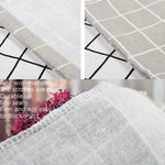 Sac de rangement en coton et lin avec cordon, petit+moyen+grand