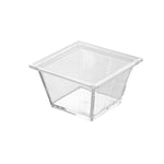 2 assiettes à collation géométriques, petit quatuor (blanc), petit quatuor (transparent), grand quatuor (blanc), grand quatuor (transparent), hexagonal (transparent), quadrilatère (transparent), rectangulaire (transparent)