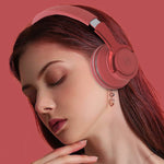 Casque Bluetooth sans fil à carte pliable et rétractable avec caisson de basses lumineux et coloré H2, noir, bleu, blanc, rouge