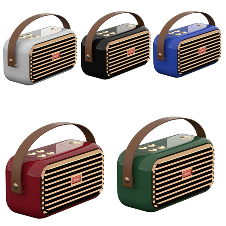 Enceinte Bluetooth Portable Extérieure Double X7 Rétro, Blanc, Bleu, Noir, Rouge, Vert