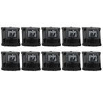 10PCS Cherry Shaft MX Switch Linear Mute Keyboard Shaft, Black Shaft, Red Shaft, Tea Shaft, Blue Shaft, White Shaft, Green Shaft, Silver Shaft, Mute Red Shaft, Mute Black Shaft