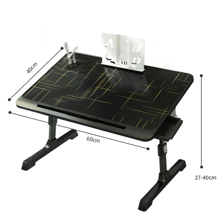 N6 Bureau d'ordinateur pliable et relevable, Style :, Type basique, Type tiroir, Tiroir+Étagère, Tiroir+USB, Tiroir+Étagère+USB