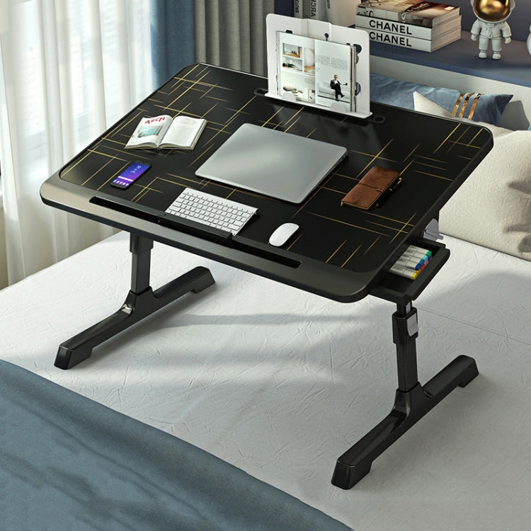 N6 Bureau d'ordinateur pliable et relevable, Style :, Type basique, Type tiroir, Tiroir+Étagère, Tiroir+USB, Tiroir+Étagère+USB
