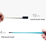 15 brosses de nettoyage double face pour machine à café, broyeur, petite brosse à poils, brosse de nettoyage double face
