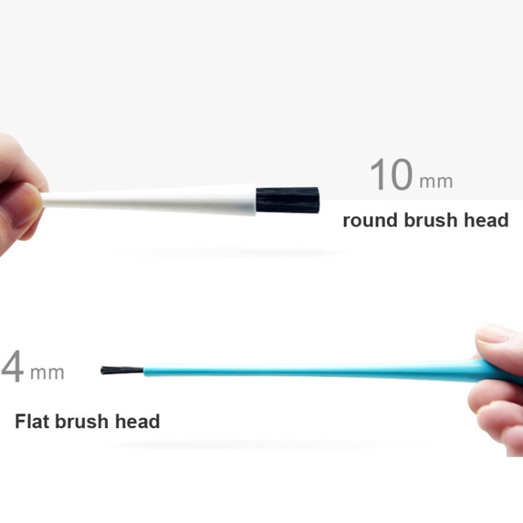 15 brosses de nettoyage double face pour machine à café, broyeur, petite brosse à poils, brosse de nettoyage double face
