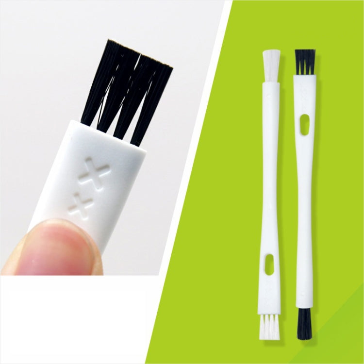 15 brosses de nettoyage double face pour machine à café, broyeur, petite brosse à poils, brosse de nettoyage double face