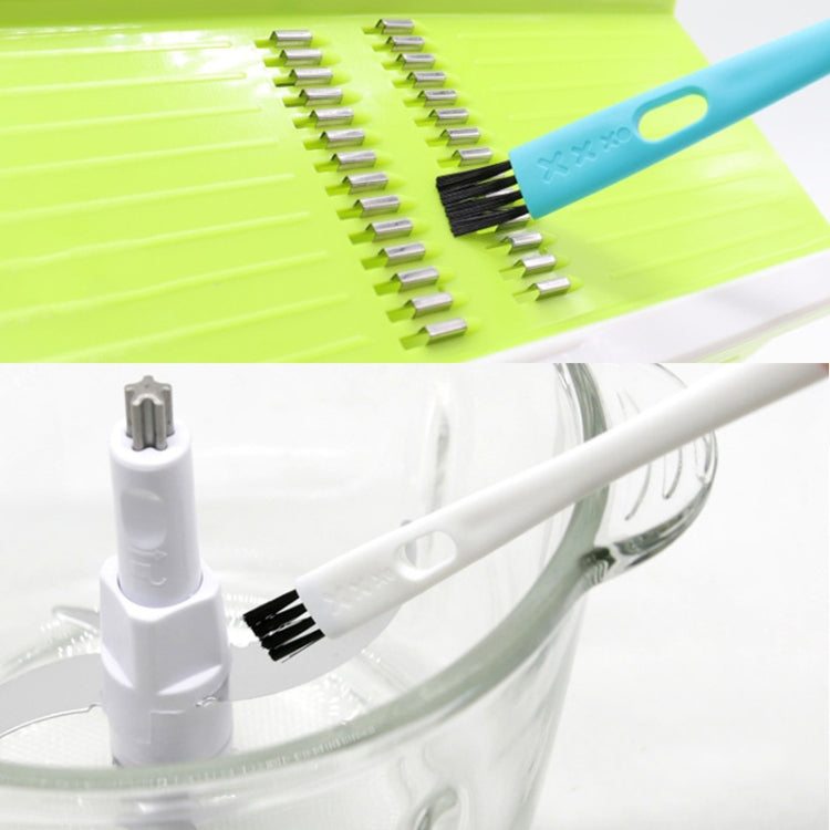 15 brosses de nettoyage double face pour machine à café, broyeur, petite brosse à poils, brosse de nettoyage double face