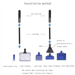 Ensemble d'Outils de Nettoyage 5-en-1 pour Aquarium, Outil de Nettoyage pour Aquarium
