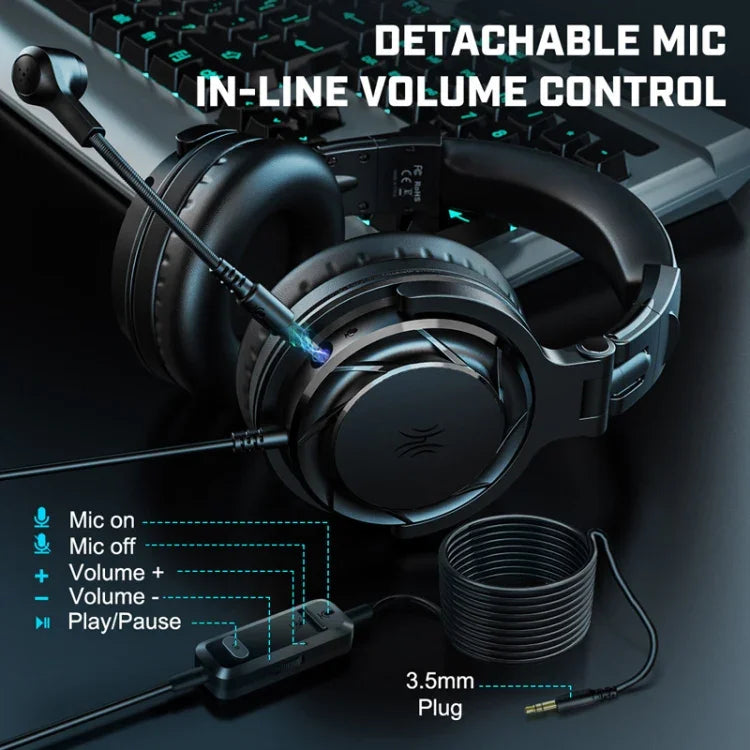 Casque filaire OneOdio PRO GD pour téléphone et tablette, longueur du câble : 2 m, PRO GD