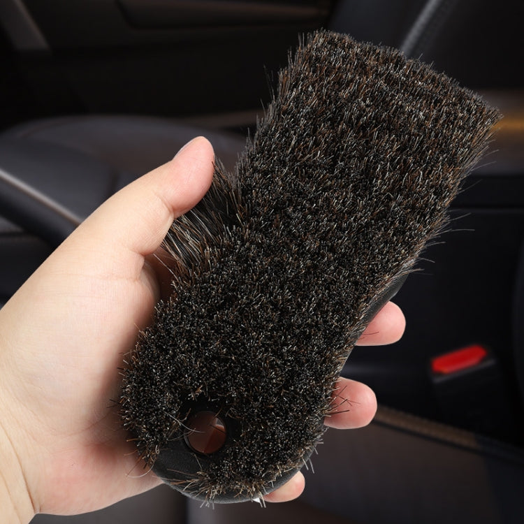 Car Horsehair Interior Leather Brush, Horsehair