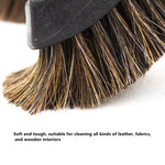 Car Horsehair Interior Leather Brush, Horsehair