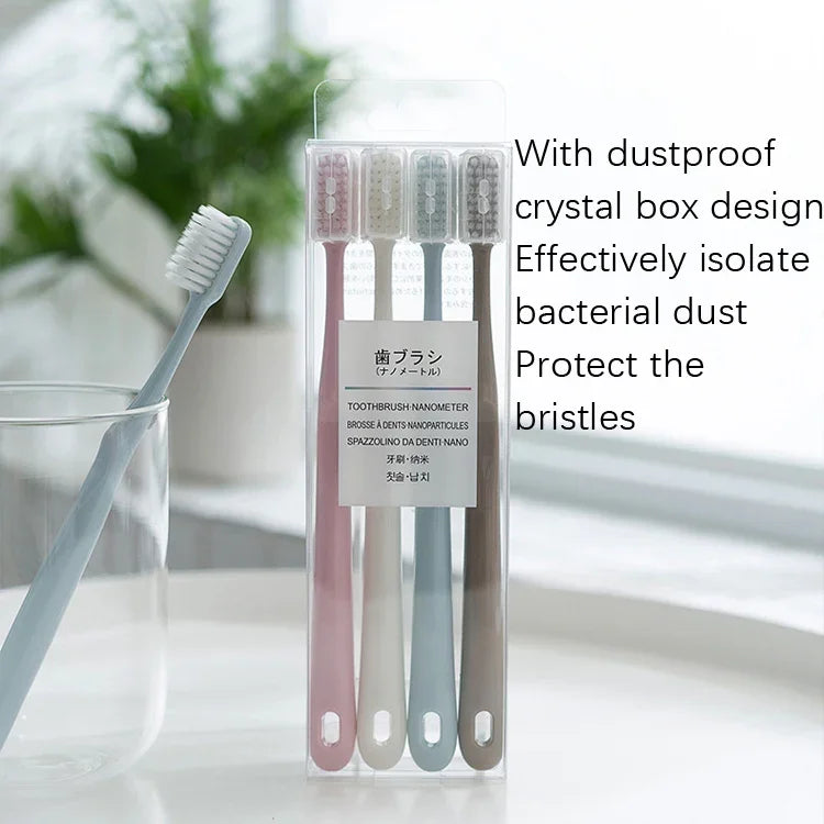2 boîtes de brosses à dents nano en céramique RAOYI avec manche