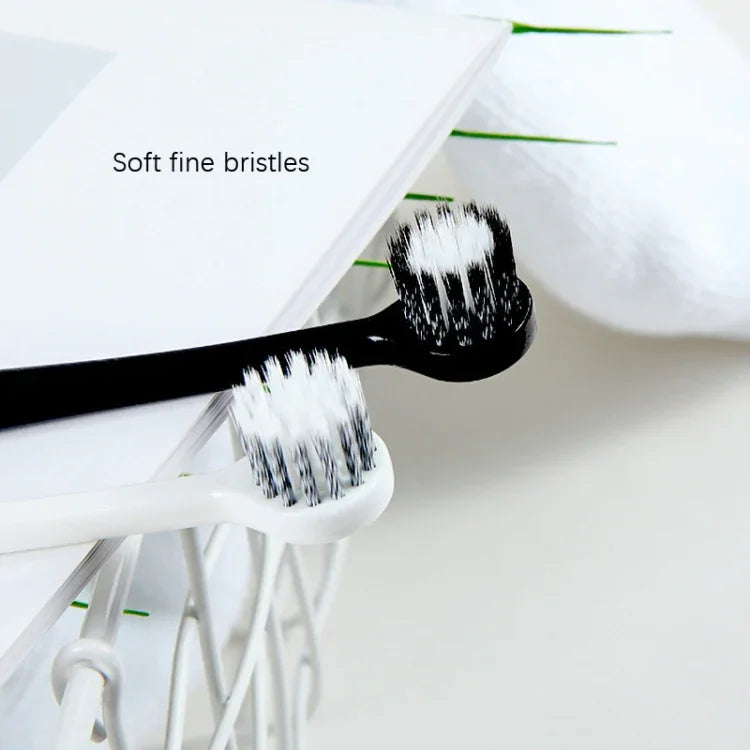 3 boîtes de brosses à dents RAOYI Spiral Hair Couple Teeth Brush petite tête ronde à poils doux pour adultes