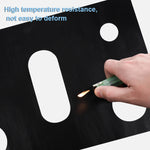 Coussin de protection en téflon anti-éclaboussures pour cuisinière à gaz 5 feux, 0,2 mm, 0,3 mm, 0,4 mm