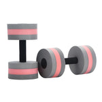 Paire d'haltères flottants en mousse EVA pour piscine, haltères réglables pour exercice