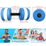 Paire d'haltères flottants en mousse EVA pour piscine, haltères réglables pour exercice