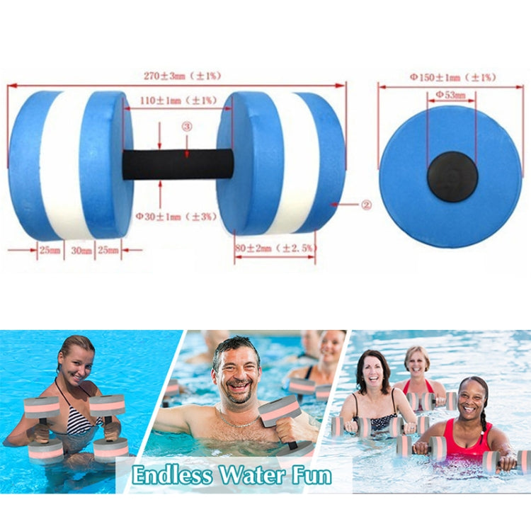 Paire d'haltères flottants en mousse EVA pour piscine, haltères réglables pour exercice