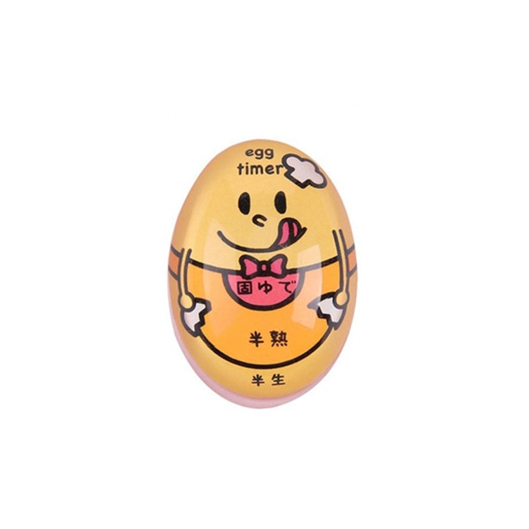 Minuteur de cuisson pour œufs durs, minuteur en forme d'œuf changeant de couleur, spécifications : Japonais, Poussin jaune, Poussin rouge, Poussin vert, Poussin violet, Poussin orange, Poussin rose, Japonais