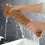 Serviette de bain + ensemble de serviettes en polaire corail, Blanc, Rose, Bleu, Marron, Cyan