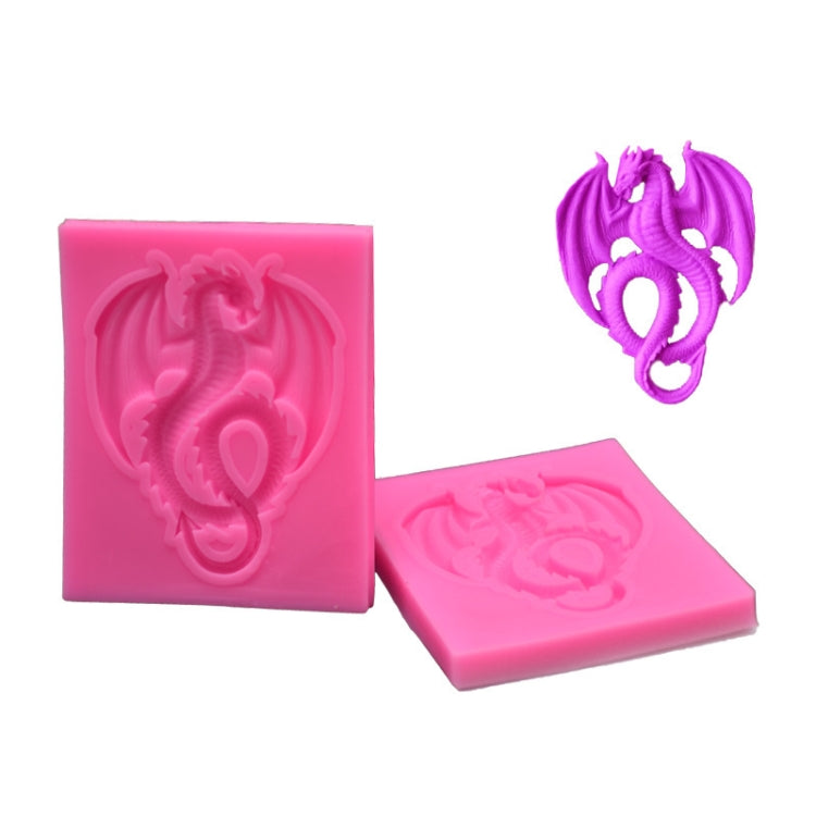 2 PCS Moule en silicone pour décoration de gâteau en chocolat Ptérodactyle, Moule en silicone DIY