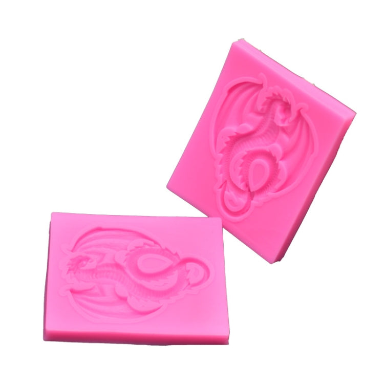 2 PCS Moule en silicone pour décoration de gâteau en chocolat Ptérodactyle, Moule en silicone DIY