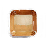 50 pièces/boîte, Doublure de friteuse à air, Plateau en papier absorbant l'huile et résistant à l'huile pour la cuisson, Couleur normale 50 pièces, Blanc 50 pièces