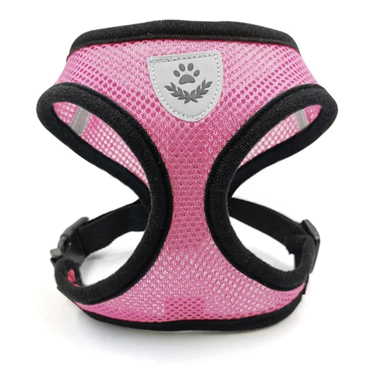 Harnais pour petit et moyen chien, chat, respirant, pour la promenade, Taille : S Poitrine Dos, M Poitrine Dos, L Poitrine Dos, XL Poitrine Dos