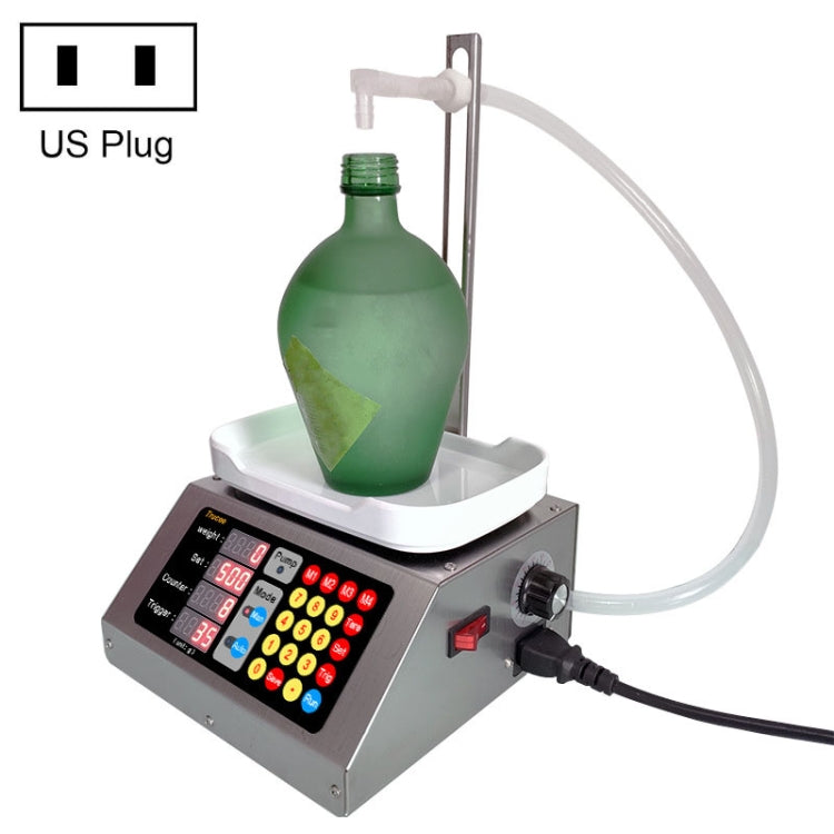 Machine de remplissage et de distribution automatique de liquides de petite taille avec pesée quantitative, prise américaine, CSY-1810