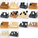Boîte de rangement mobile pour téléphone de bureau, conférence, salle de classe D-86, Style :, 12 cases (Noyer), 12 cases (Chêne), 24 cases (Noyer), 36 cases (Noyer), 36 cases (Chêne), 48 cases (Noyer), 48 cases (Chêne), 60 cases (Noyer), 60 cases (Chêne)