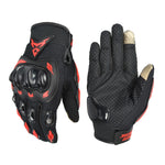 MOTOCENTRIC 13-MC-010 Gants de moto respirants à écran tactile, M, XL