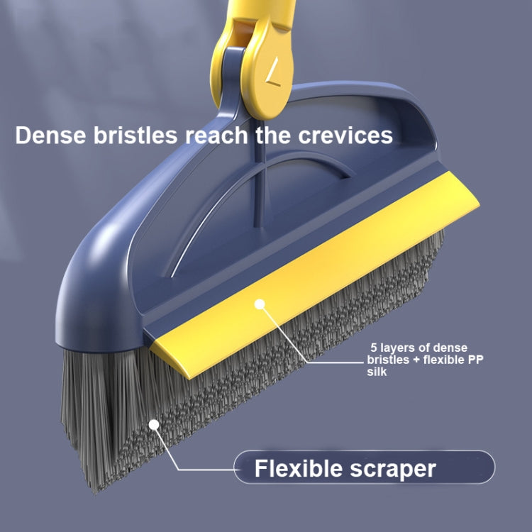 Brosse à récurer les recoins à poils durs avec raclette, manche long, style : tige en 2 sections, tige en 3 sections