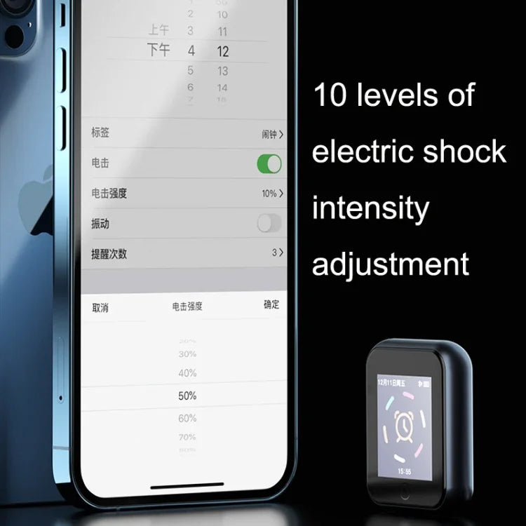 Montre connectée sans fil HZQW-101 avec alarme silencieuse et correcteur de posture au lit