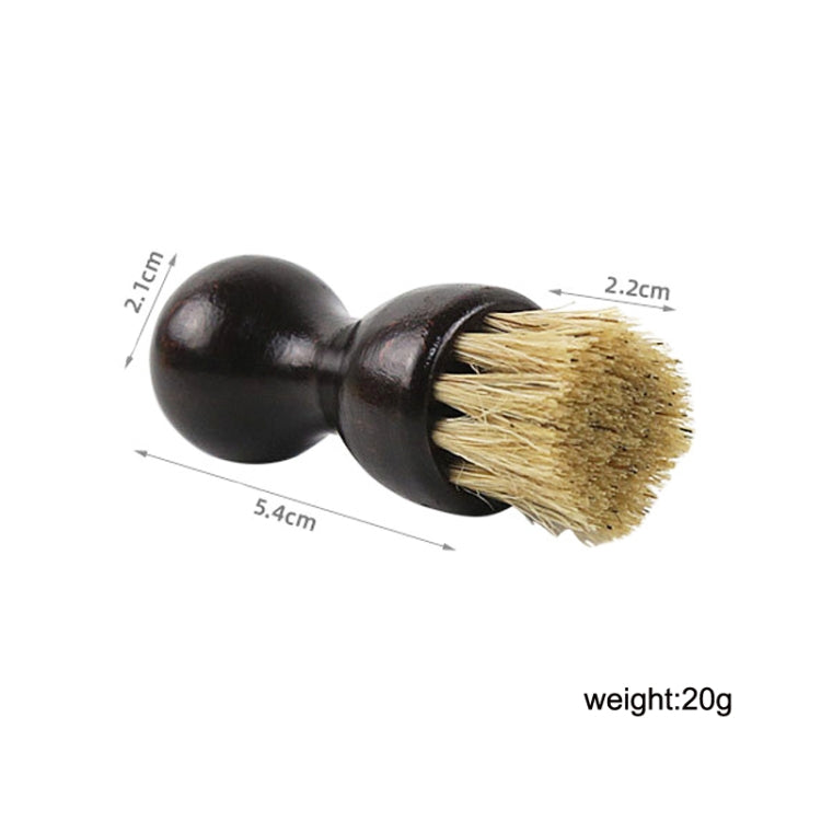 Hutcar Gourde Hêtre Cochon Brosse à Huile Polie au Gris Brosse Multifonction, Laque, Bûche