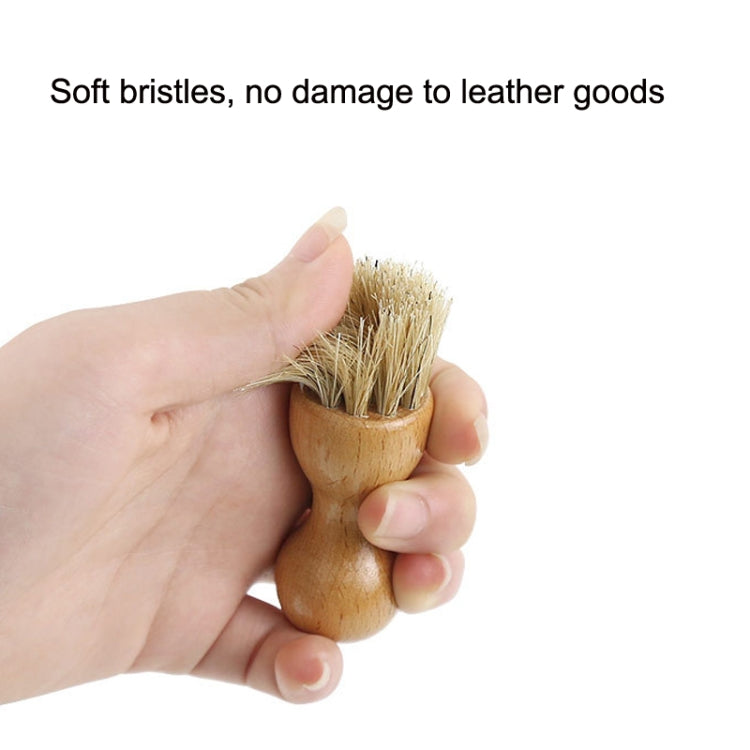 Hutcar Gourde Hêtre Cochon Brosse à Huile Polie au Gris Brosse Multifonction, Laque, Bûche