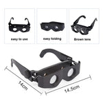 Jumelles de Pêche Loupe Extérieure HD, Télescope 3X Seul, Télescope 3X + Étui à Lunettes