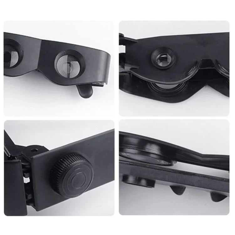 Jumelles de Pêche Loupe Extérieure HD, Télescope 3X Seul, Télescope 3X + Étui à Lunettes