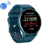 Montre de sport connectée ZL02 avec surveillance de la fréquence cardiaque, de la pression artérielle et de l'oxygénation, podomètre, Bluetooth sans fil, bleu, noir, rose, or